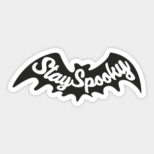 Stay Spooky Halloween Bat Sticker